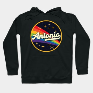 Antonio // Rainbow In Space Vintage Style Hoodie